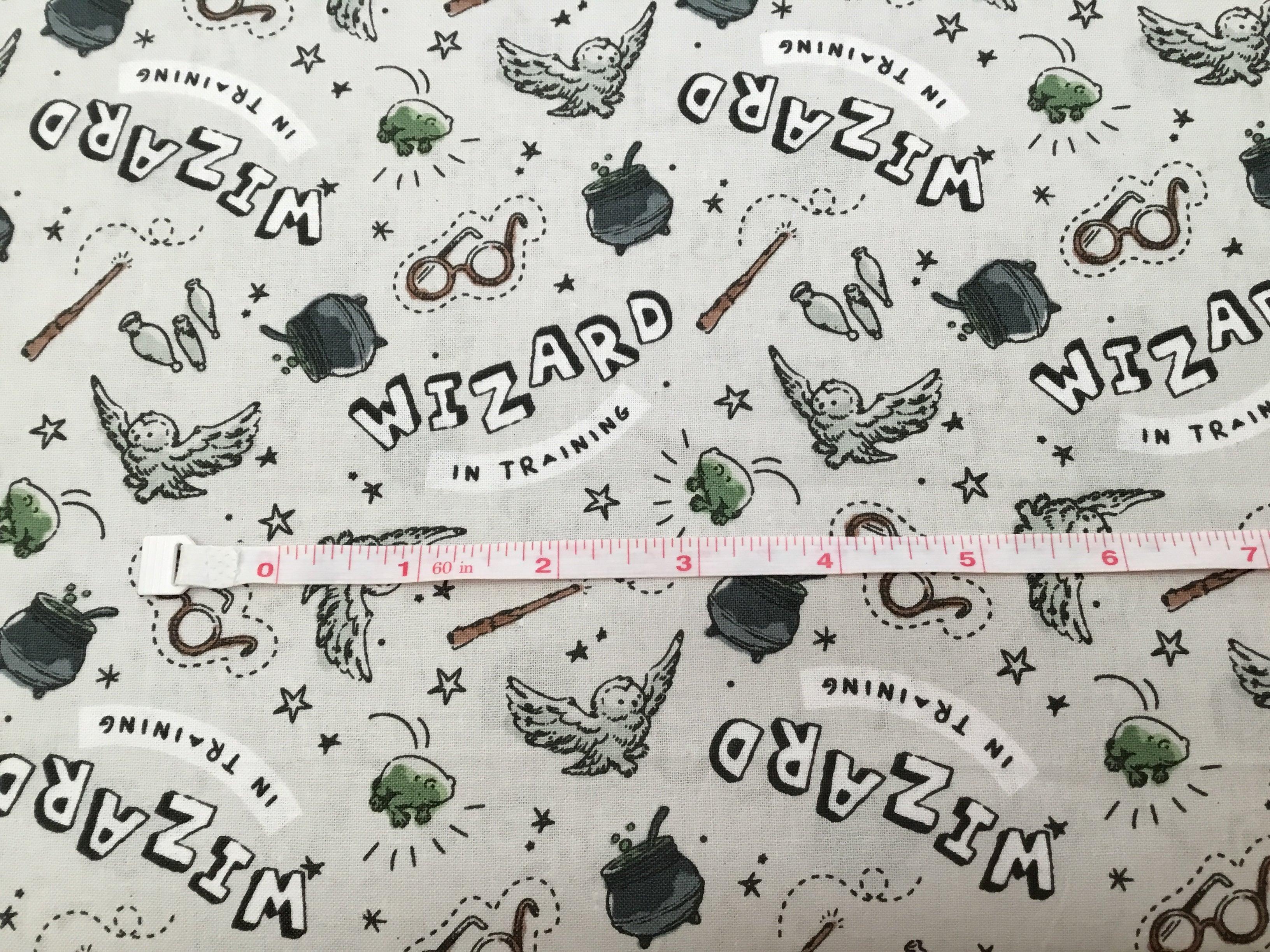 Wizards in Training, Harry Potter Cotton Fabric | Sunnyside Fabrics UK ...