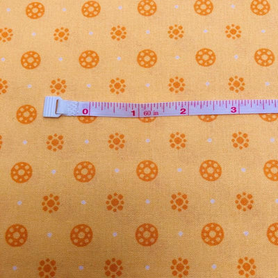 Yellow Circles Essential Trends Blender - Sunnyside Fabrics UK - blender, Craft Cotton, Craft Cotton Co, homespun, lemon, light yellow, plain, plain cotton fabric, Yellow - {{product.type}} - sunnysidefabricsuk.com