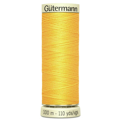 Bright Yellow, Colour 417 Gutermann Sew All Thread - Sunnyside Fabrics UK - bright yellow thread, gutermann, gutermann sew all thread, gutermann thread, polyester thread - {{product.type}} - 