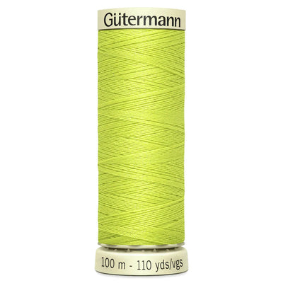Lime Green, Colour 334, Gutermann Sew All Thread - Sunnyside Fabrics UK - gutermann, gutermann sew all thread, gutermann thread, polyester thread - {{product.type}} - 
