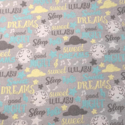 Sweet Lullaby Nursery Cotton Fabric - Sunnyside Fabrics UK - children's fabrics, elephant, jungle, stay wild, toucans - {{product.type}} - sunnysidefabricsuk.com