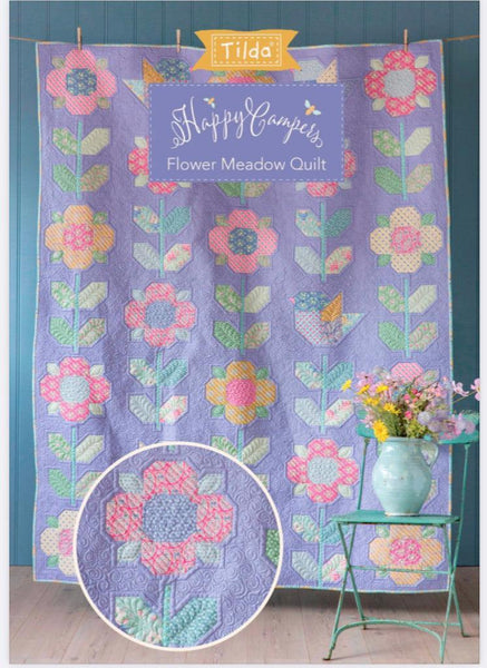 Tilda’s Flower Meadow Quilt Pattern, Paper Copy | Sunnyside Fabrics UK ...