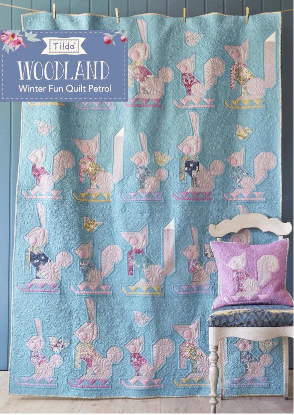 Tildas Winter Fun Quilt Pattern, PAPER COPY Sunnyside Fabrics UK